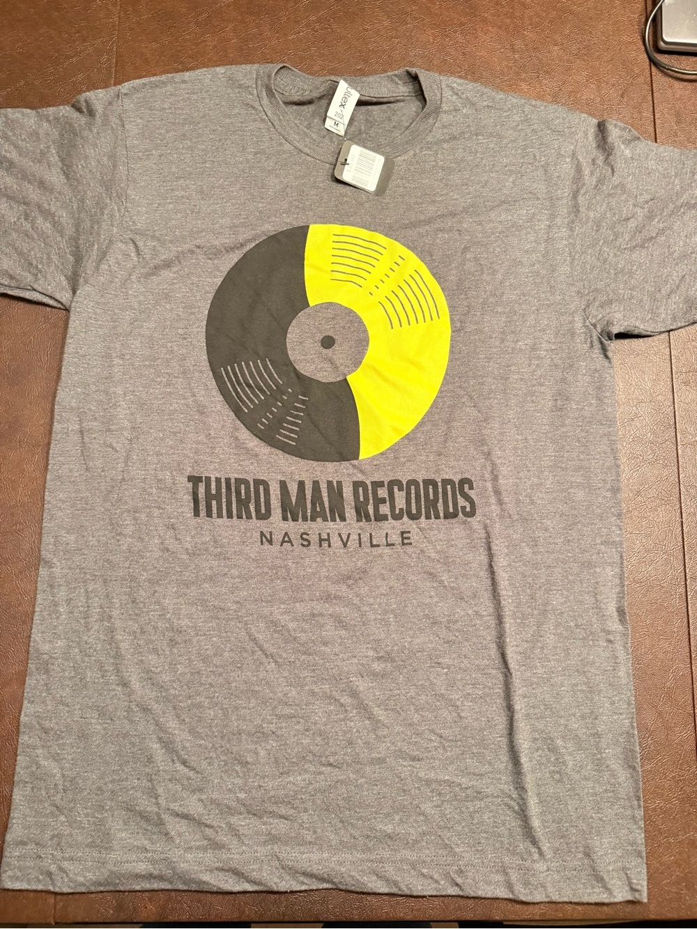 Jack White Third Man Record  Gray Short-Sleeve Tee Nashville
